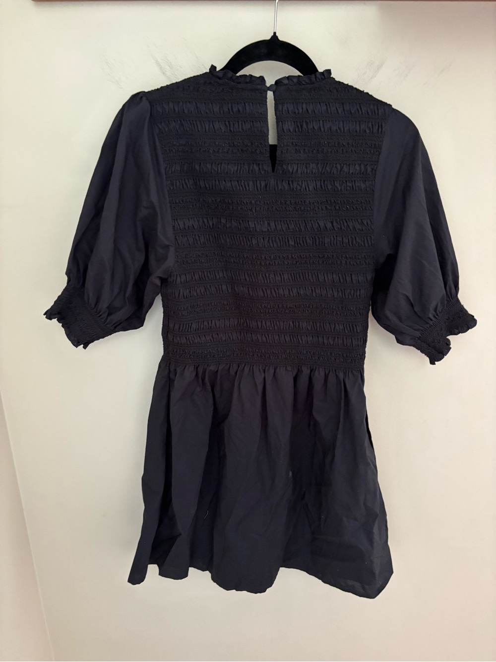 Hill House Vivi Nap Dress in black cotton M - Picture 6 of 8